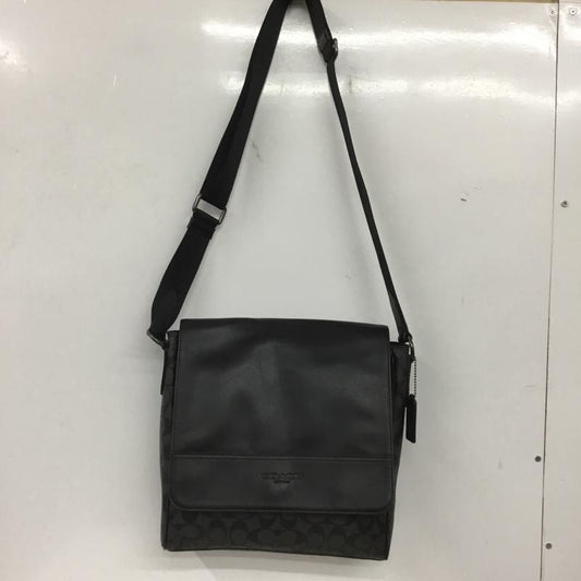 コーチ COACH ショルダーバッグ ショルダーバッグ F73339 シグネチャー ロゴ、文字 黒 / ブラック /  メンズ USED 古着 中古 10139107