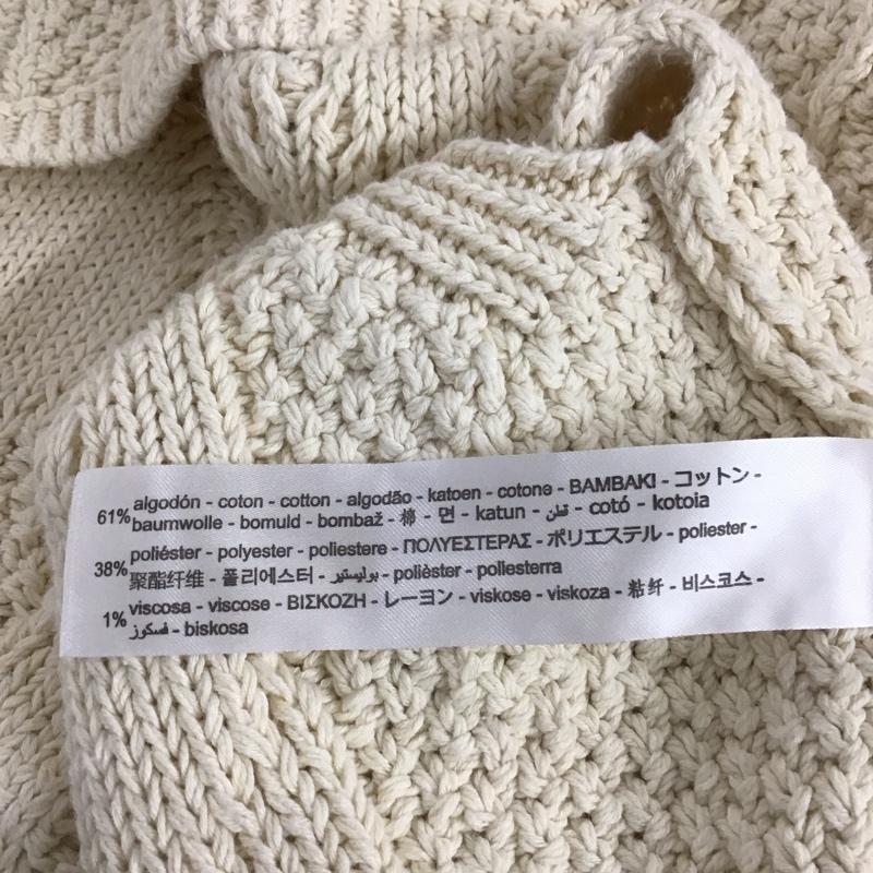 ザラ ZARA ベスト ベスト L 無地 白 / ホワイト /  レディース USED 古着 中古 10120287