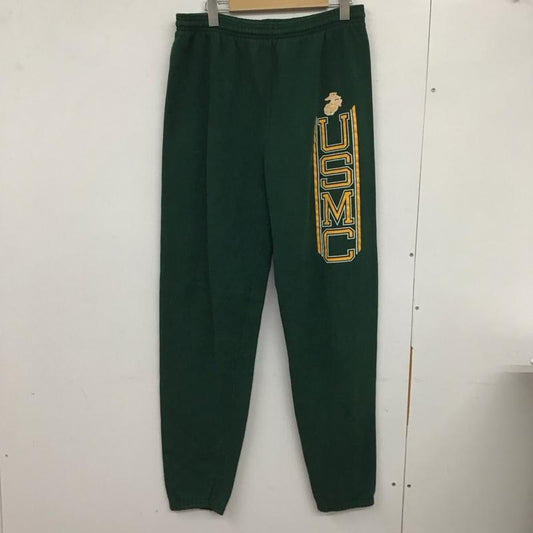 古着 USED パンツ ワークパンツ、ペインターパンツ スウェットパンツ ワイドパンツ カジュアルパンツ ジャージ L ロゴ、文字 緑 / グリーン /  メンズ USED 古着 中古 10132914