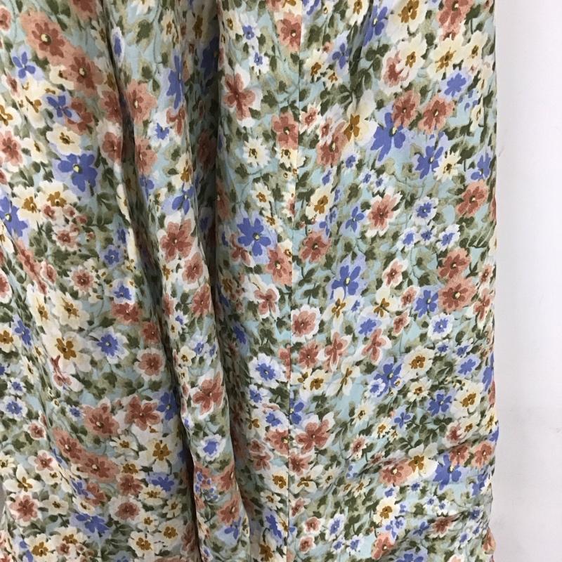 ザラ ZARA スカート ロングスカート ロングスカート フレアスカート カジュアルスカート XS プリント マルチカラー / マルチカラー /  レディース USED 古着 中古 10128970