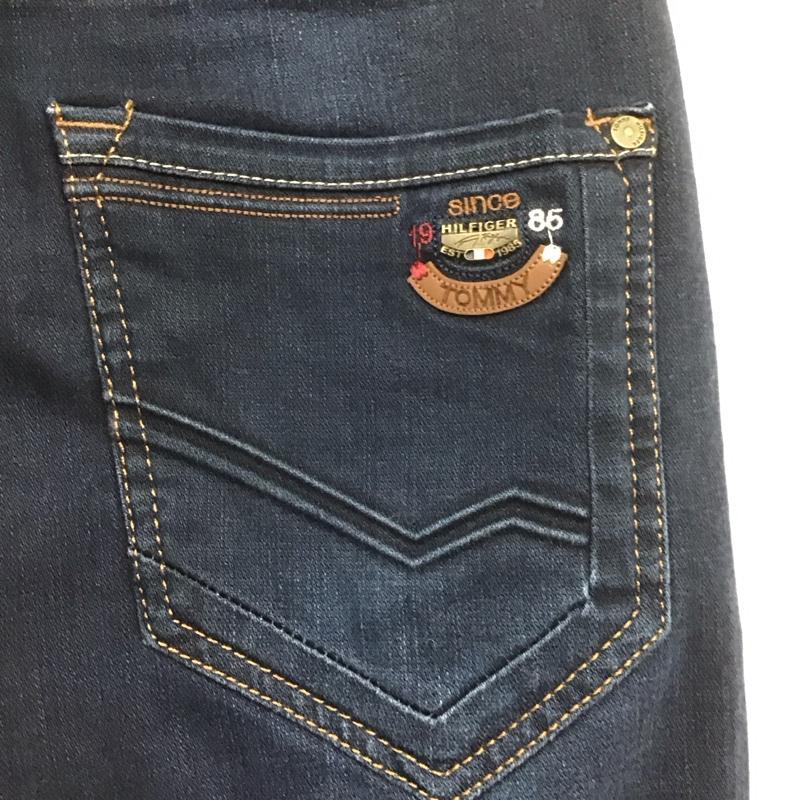 トミーヒルフィガー TOMMY HILFIGER パンツ デニム、ジーンズ デニムパンツ スリムパンツ ストレッチパンツ ジーンズ 33インチ 無地 インディゴ / インディゴ /  メンズ USED 古着 中古 10107689