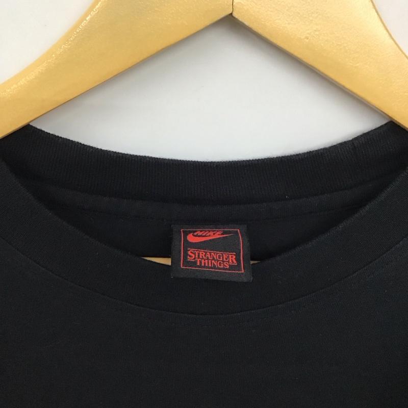 ナイキ NIKE Tシャツ 半袖 ck2342-010 STRANGERTHINGS Tシャツ プリントTシャツ S プリント 黒 / ブラック /  メンズ USED 古着 中古 10130688