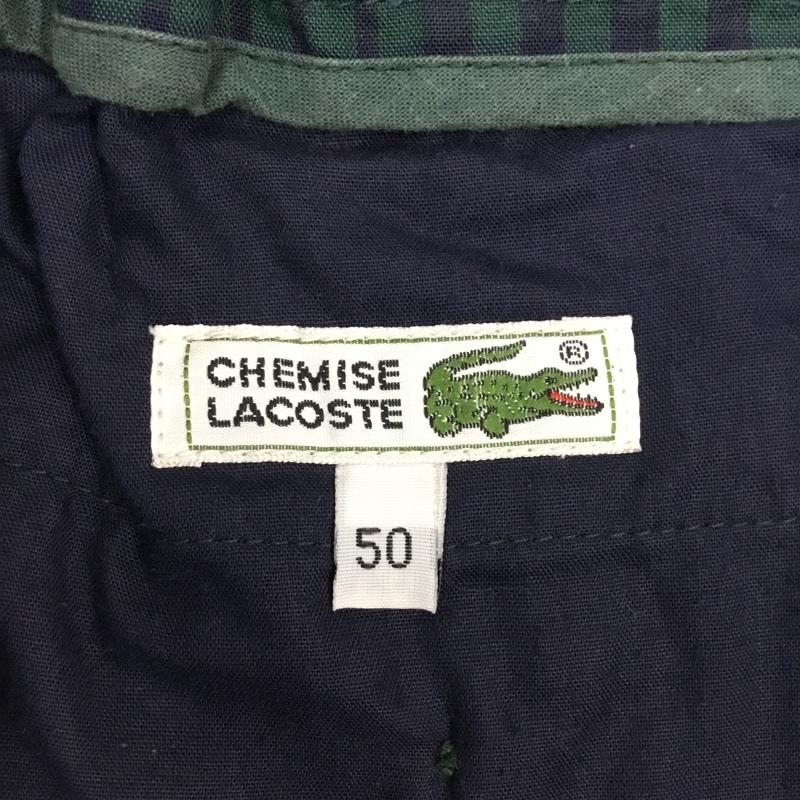 ラコステ LACOSTE パンツ スラックス 70s フランス製 チェック マルチカラー / マルチカラー /  メンズ USED 古着 中古 10113452