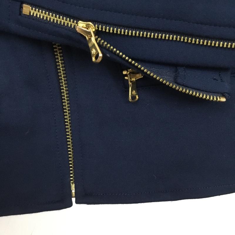 ラルフローレン RALPHLAUREN ジャケット、上着 ジャンパー、ブルゾン ジップアップジャケット ジャンパー ジャケット カジュアルジャケット アウター 150cm 無地 紺 / ネイビー /  ボーイズ USED 古着 中古 10116547