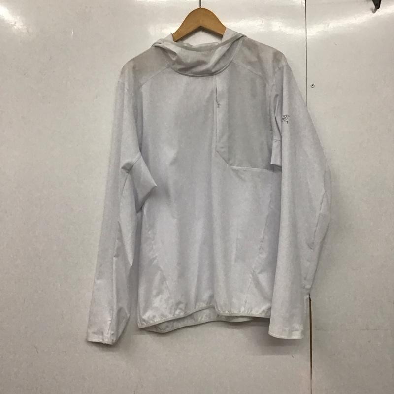 アークテリクス ARC TERYX パーカー 長袖 長袖プルオーバーパーカー 薄手 スポーツウェア M 無地 白 / ホワイト /  メンズ USED 古着 中古 10143526