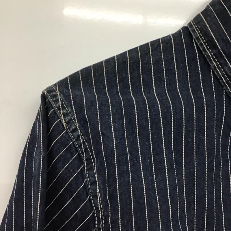 プレミアムムードデニムスーペリア PREMIUM MOOD DENIM SUPERIOR ジャケット、上着 ジャケット、ブレザー カジュアルジャケット アウター カラージャケット 1 ストライプ インディゴ / インディゴ /  メンズ USED 古着 中古 10145821
