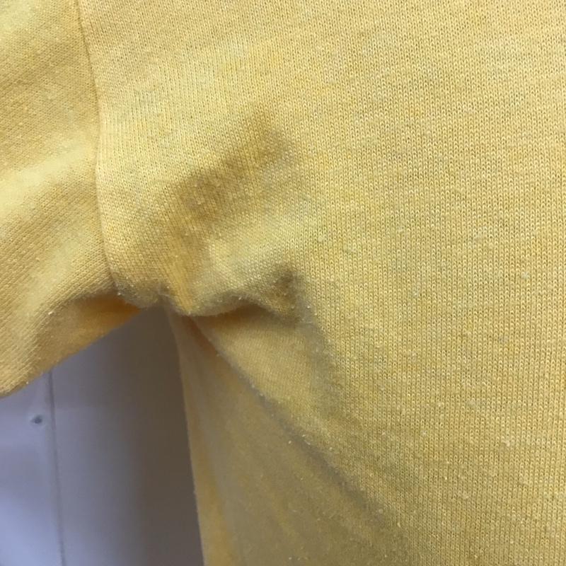 古着 USED Tシャツ 半袖 半袖カットソー プリントTシャツ クルーネックカットソー S プリント 黄 / イエロー /  メンズ USED 古着 中古 10124009