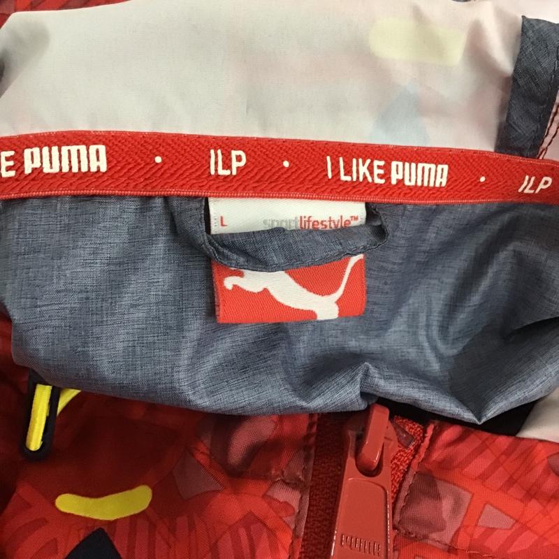 プーマ PUMA ジャケット、上着 ジャンパー、ブルゾン L  赤 / レッド /  メンズ USED 古着 中古 10106077