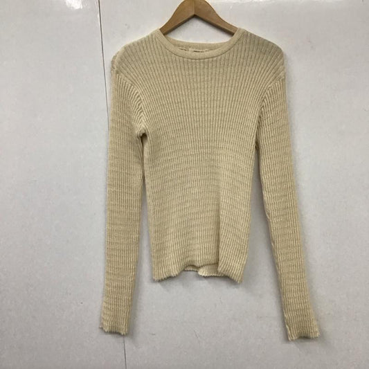 フリークスストア FREAK S STORE カットソー 長袖 F23-TKK-09 袖スリット FREE 無地 アイボリー / アイボリー /  レディース USED 古着 中古 10131216