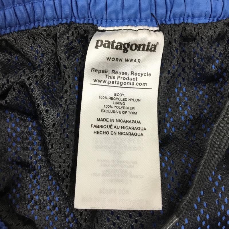 パタゴニア patagonia パンツ ショートパンツ 57021SP19 ショートパンツ ナイロンパンツ S ロゴ、文字 青 / ブルー /  メンズ USED 古着 中古 10117520