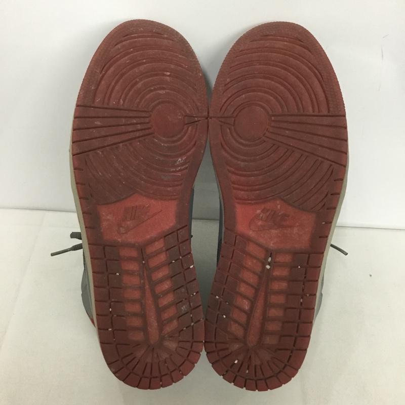 ナイキ NIKE スニーカー スニーカー 820240-005 AIR JORDAN EXECUTIVE 28cm 28.0cm ロゴ、文字 灰 / グレー / X 赤 / レッド /  メンズ USED 古着 中古 10141549