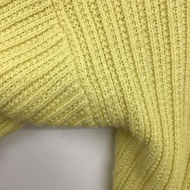 サマンサモスモス Samansa Mos2 カーディガン 長袖 FREE 無地 黄 / イエロー /  レディース USED 古着 中古 10140413