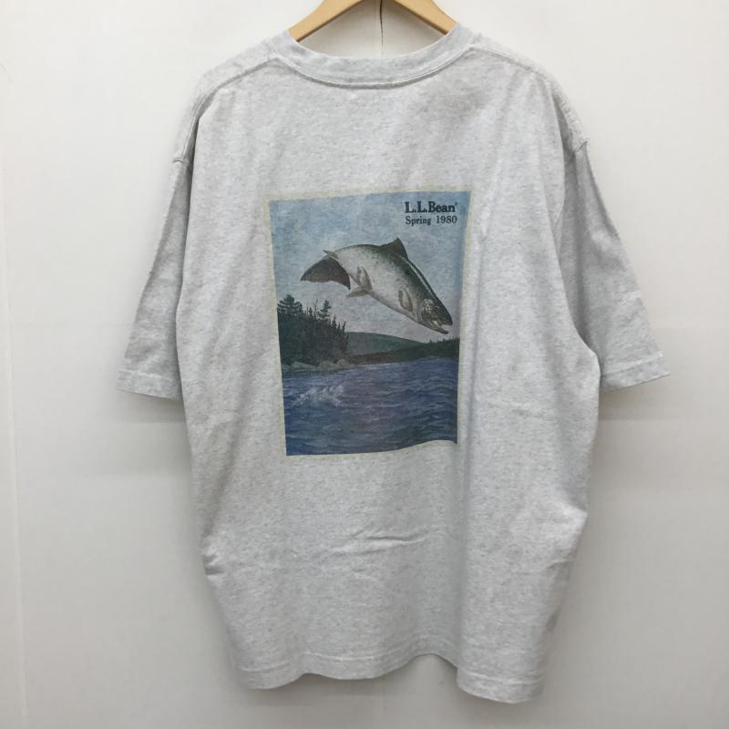 エルエルビーン L.L.Bean Tシャツ 半袖 XL プリント 灰 / グレー /  メンズ USED 古着 中古 10145808