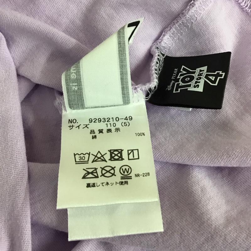 エックスガール X-girl Tシャツ 半袖 半袖カットソー プリントTシャツ クルーネックカットソー 110cm プリント 紫 / パープル /  ガールズ USED 古着 中古 10117504