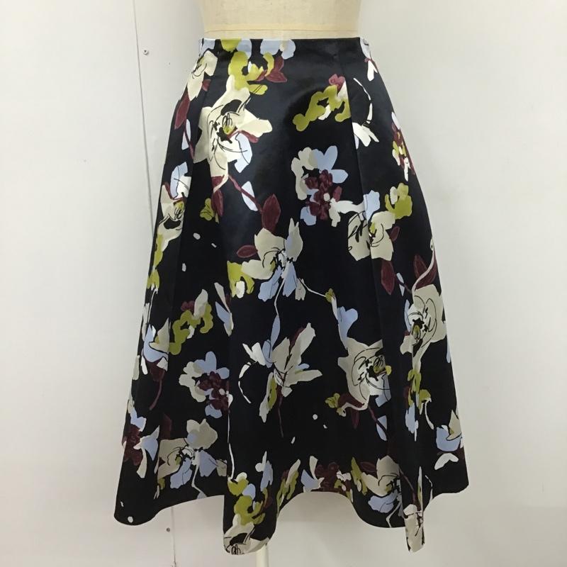 マーキュリーデュオ MERCURYDUO スカート ひざ丈スカート S 総柄 紺 / ネイビー /  レディース USED 古着 中古 10105793
