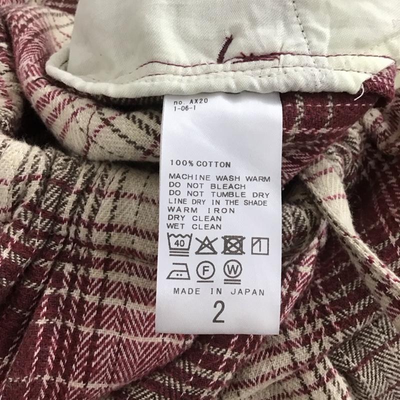 フォル FOLL パンツ ワークパンツ、ペインターパンツ 25-030-684-0122-3-0 25AWflannelcheckpyjamapants イージーパンツ 2 チェック マルチカラー / マルチカラー /  メンズ USED 古着 中古 10148824
