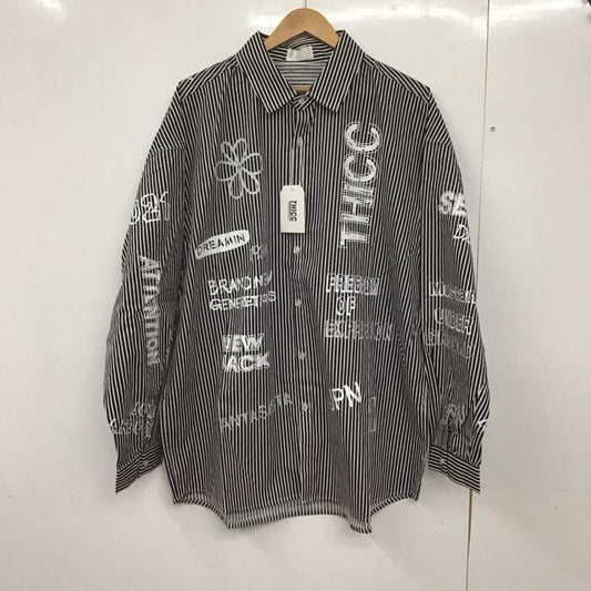 古着 USED シャツ、ブラウス 長袖 THICC FREE ストライプ マルチカラー / マルチカラー /  メンズ USED 古着 中古 10130046