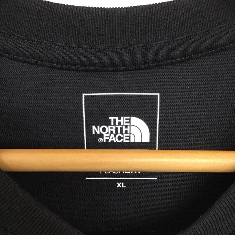 ザノースフェイス THE NORTH FACE Tシャツ 半袖 nt32447 ショートスリーブバックスクエアロゴティー 半袖カットソー プリントTシャツ XL ロゴ、文字 黒 / ブラック /  メンズ USED 古着 中古 10133265