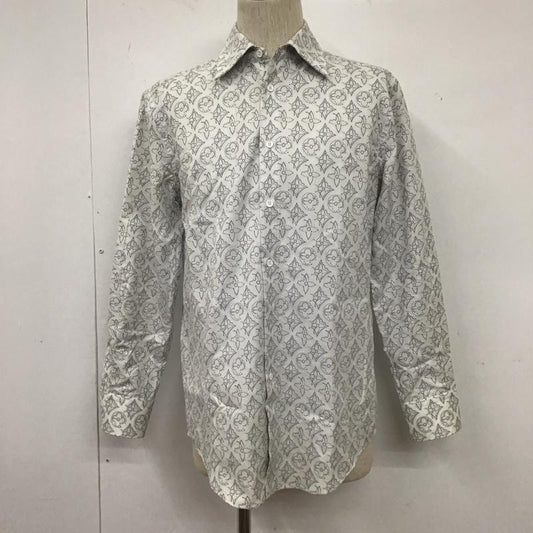 ルイヴィトン LOUIS VUITTON シャツ、ブラウス 長袖 長袖シャツ カラーシャツ 長袖カットソー プリントシャツ S 総柄 白 / ホワイト /  メンズ USED 古着 中古 10124816