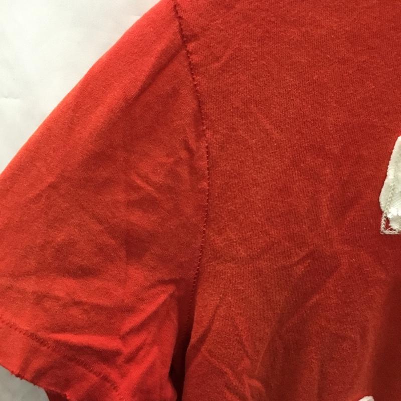 ホリスター Hollister Tシャツ 半袖 M 無地 赤 / レッド /  メンズ USED 古着 中古 10110601