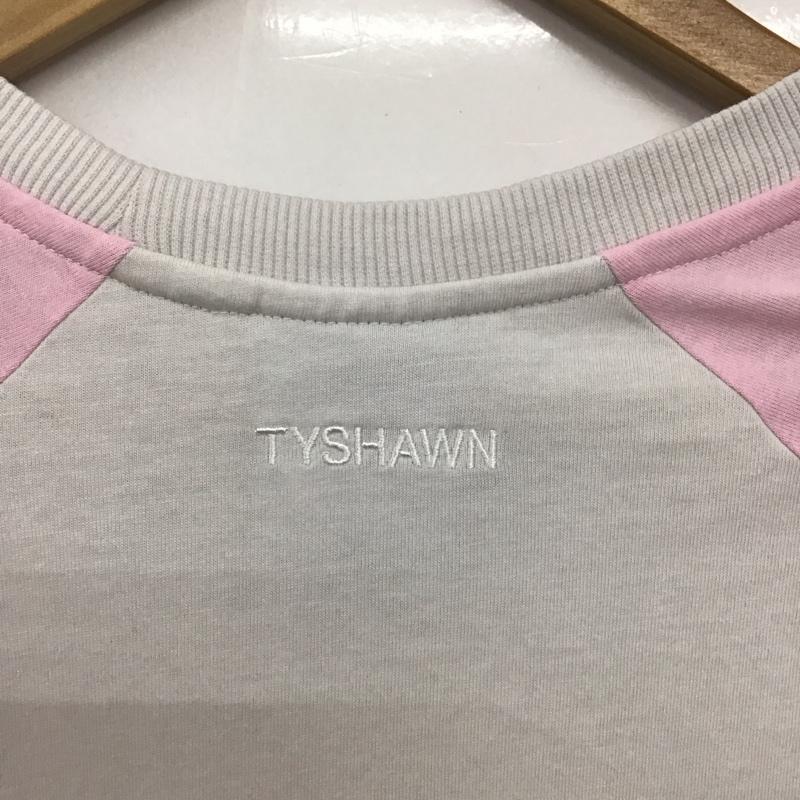 アディダス adidas Tシャツ 半袖 半袖カットソー プリントTシャツ クルーネックカットソー ロゴ、文字 白 / ホワイト / X 桃 / ピンク /  メンズ USED 古着 中古 10133718