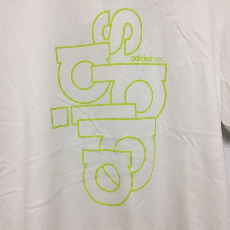 アディダス adidas Tシャツ 半袖 AP4545 アウトラインロゴTシャツ L プリント 白 / ホワイト /  メンズ USED 古着 中古 10135048