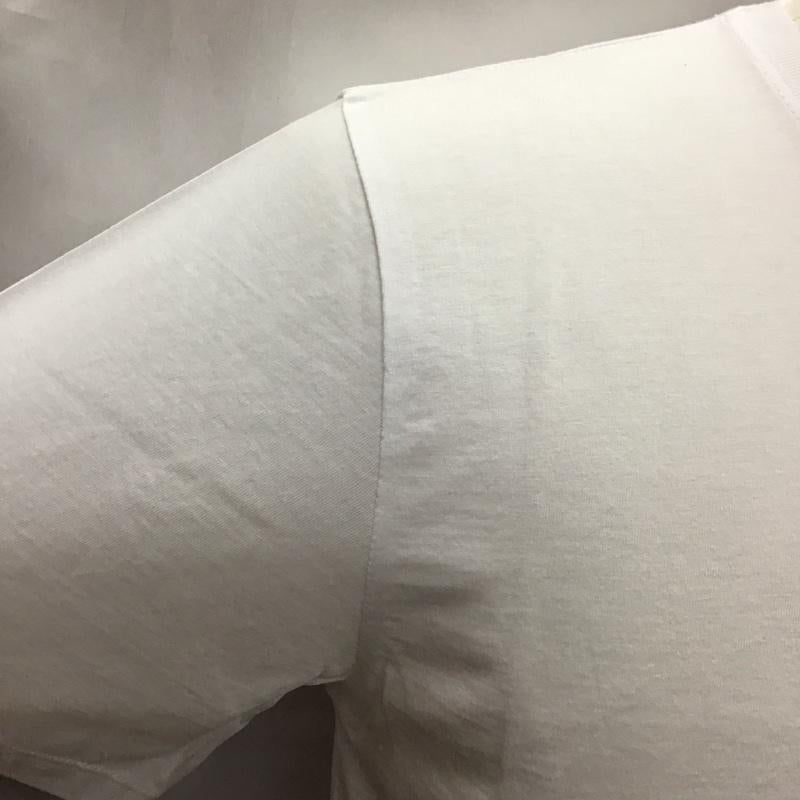 サタデーズサーフニューヨークシティー SATURDAYS SURF NYC Tシャツ 半袖 半袖カットソー プリントTシャツ クルーネックカットソー M ロゴ、文字 白 / ホワイト /  メンズ USED 古着 中古 10114116