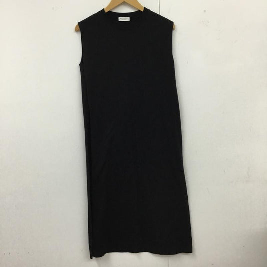 ビューティアンドユースユナイテッドアローズ BEAUTY&YOUTH UNITED ARROWS ワンピース ロングスカート 1626-225-5234 コットンスリットノースリーブワンピース 無地 黒 / ブラック /  レディース USED 古着 中古 10110785
