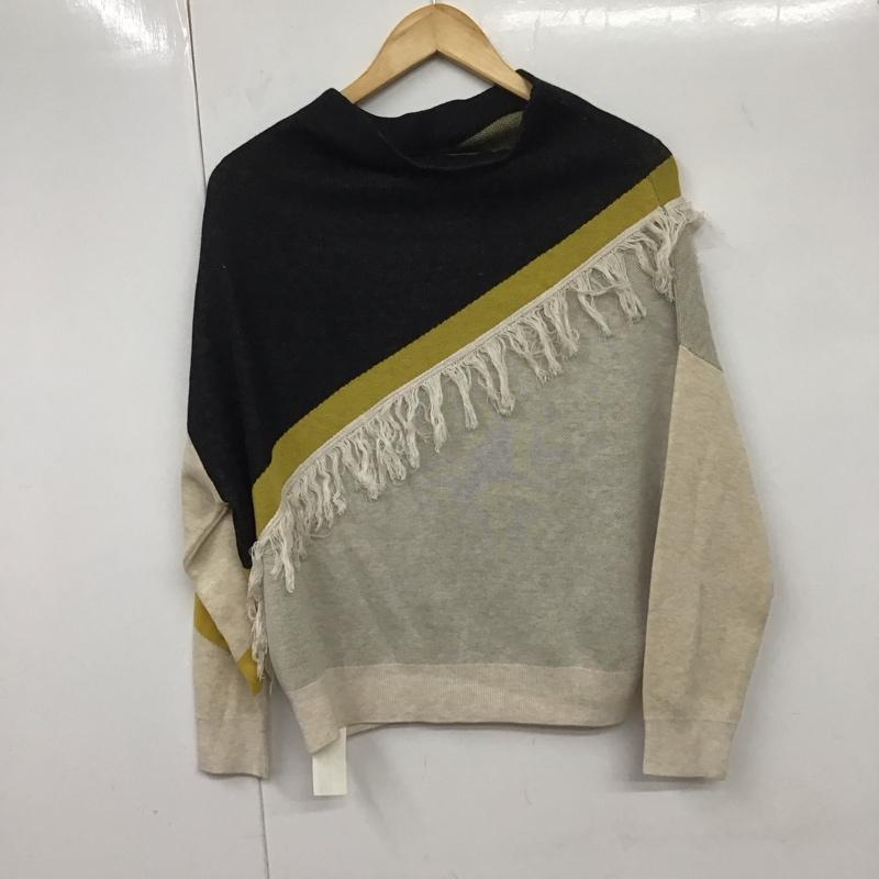 エディットバイイエッカベッカ Editt by YECCA VECCA ニット、セーター 長袖 FREE 無地 マルチカラー / マルチカラー /  レディース USED 古着 中古 10130974