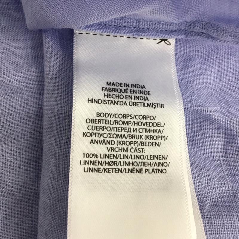 ポロバイラルフローレン Polo by RALPH LAUREN シャツ、ブラウス 長袖 長袖シャツ 無地シャツ カラーシャツ ボタンダウンシャツ M ロゴ、文字 水色 / ライトブルー /  メンズ USED 古着 中古 10132315