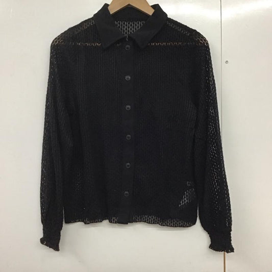 フリークスストア FREAK S STORE シャツ、ブラウス 長袖 FREE 無地 黒 / ブラック /  レディース USED 古着 中古 10141595