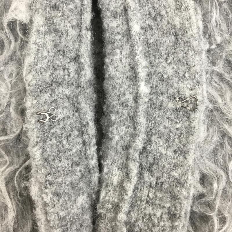 ノーリーズ NOLLEY S ベスト ベスト 2-0035-5-02-002 シャギーベスト 38 無地 灰 / グレー /  レディース USED 古着 中古 10141089