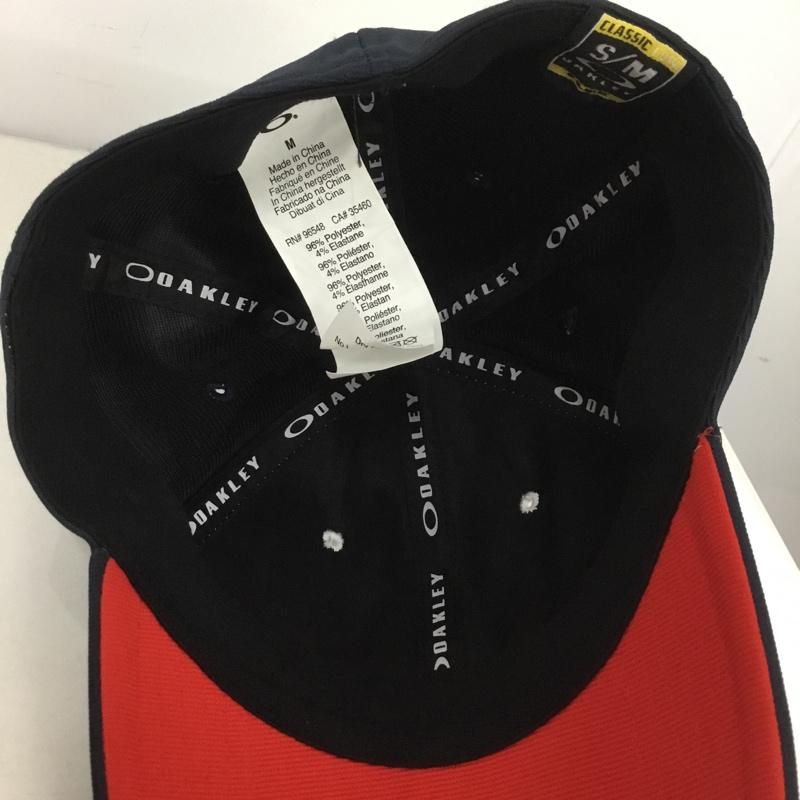 オークリー OAKLEY 帽子 キャップ TINCAN 911545 ワンポイント 白 / ホワイト / X 紺 / ネイビー /  メンズ USED 古着 中古 10139225