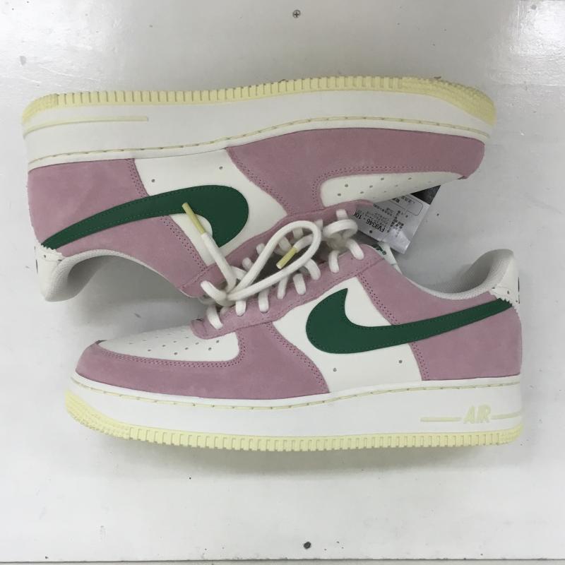 ナイキ NIKE スニーカー スニーカー NIKE AIR FORCR 1  07 LV8 Sail and Medium Soft Pink FV9346-100 27.5cm ロゴ、文字 桃 / ピンク / X 白 / ホワイト / X 緑 / グリーン /  メンズ USED 古着 中古 10129906