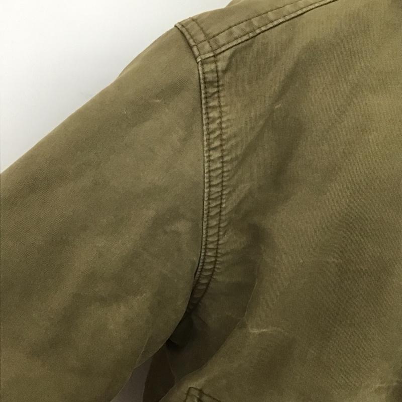 アバクロンビーアンドフィッチ ABERCROMBIE&FITCH ジャケット、上着 ジャンパー、ブルゾン ジップアップジャケット ジャンパー ジャケット カジュアルジャケット ミリタリージャケット L 無地 カーキ / カーキ /  メンズ USED 古着 中古 10109810