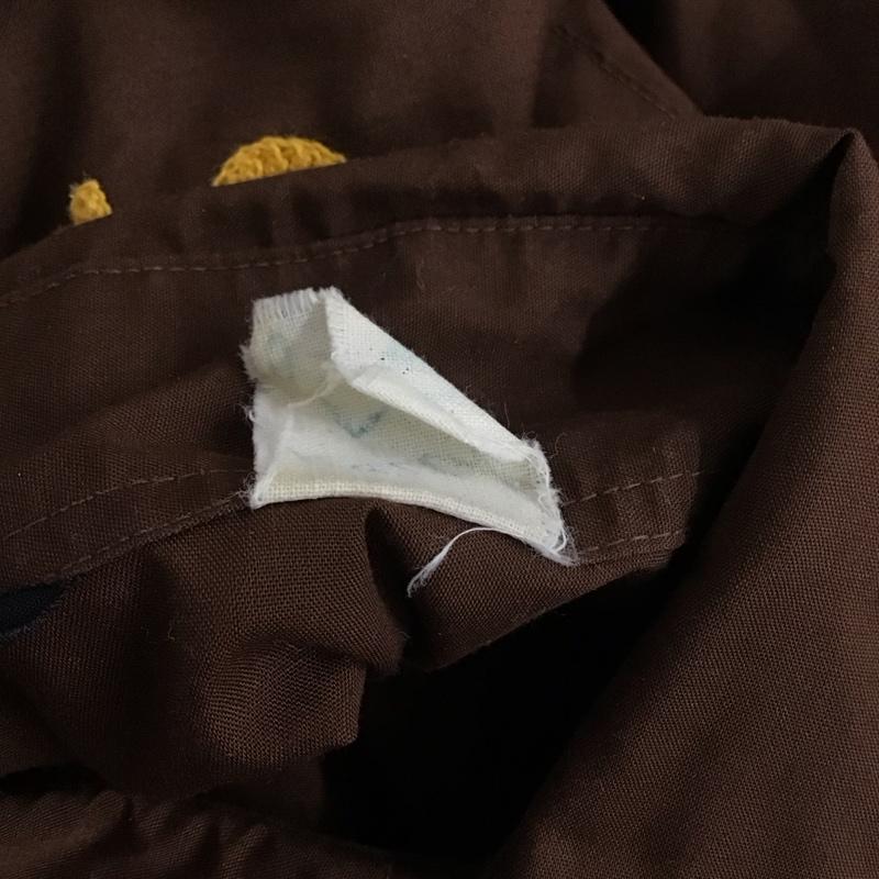 シアーズ SEARS シャツ、ブラウス 長袖 長袖シャツ ウエスタンシャツ カラーシャツ ロゴ、文字 茶 / ブラウン /  メンズ USED 古着 中古 10125767