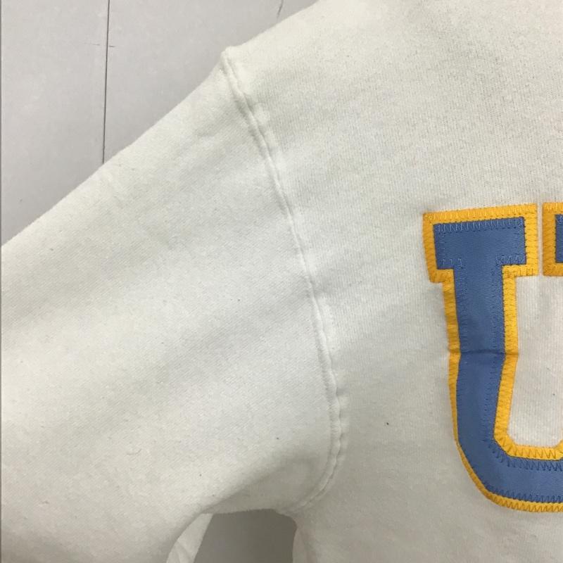 古着 USED パーカー 長袖 長袖パーカー フード付き長袖カットソー スウェット カジュアルカットソー UCLA 90s M ロゴ、文字 白 / ホワイト /  メンズ USED 古着 中古 10105597