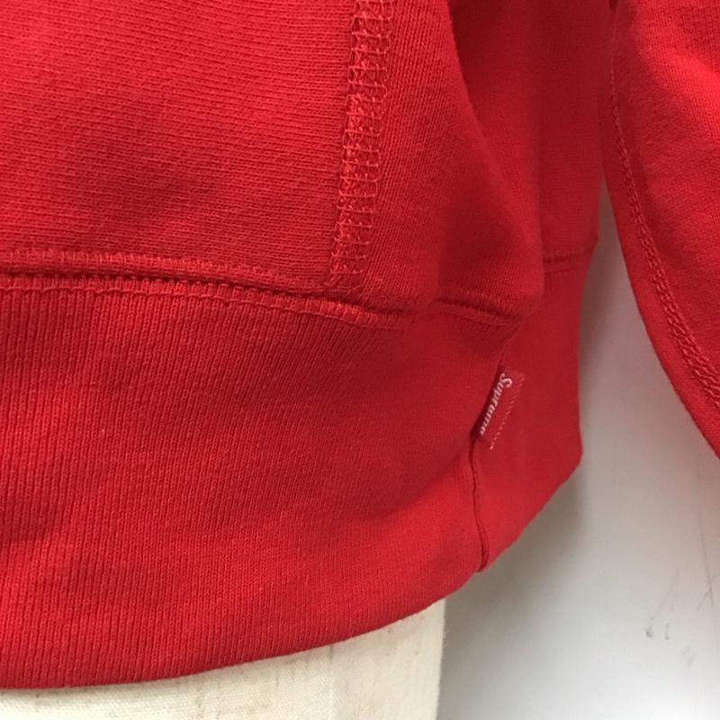 シュプリーム Supreme パーカー 長袖 23AW raisedscripthoodedsweatshirt 長袖パーカー プルオーバーパーカー L ロゴ、文字 赤 / レッド /  メンズ USED 古着 中古 10115141