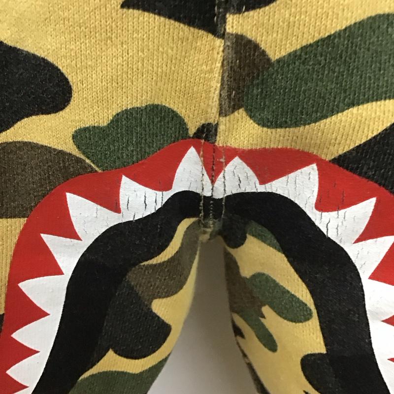 アベイシングエイプ A BATHING APE パンツ スラックス サルカモ スウェットパンツ シャーク M カモフラージュ柄・迷彩 マルチカラー / マルチカラー /  レディース USED 古着 中古 10108307