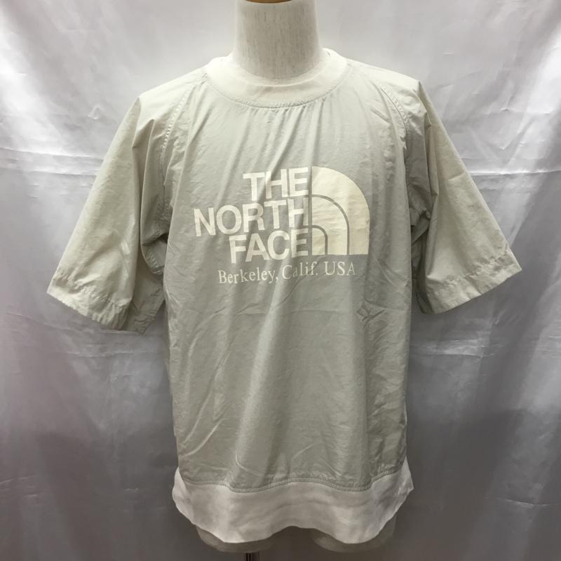 ザノースフェイス THE NORTH FACE カットソー 半袖 np2024n ナイロンカットソー 半袖カットソー S ロゴ、文字 ベージュ / ベージュ /  メンズ USED 古着 中古 10114898