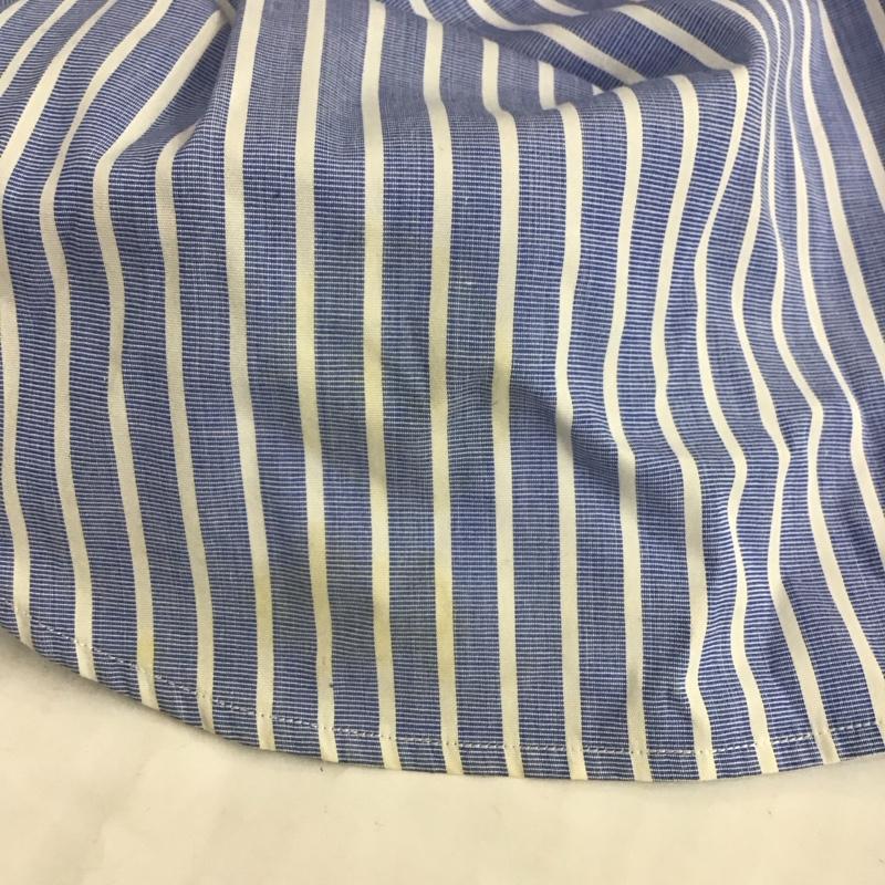 ポロバイラルフローレン Polo by RALPH LAUREN シャツ、ブラウス 長袖 長袖シャツ ストライプシャツ カラーシャツ 長袖カットソー ストライプ 白 / ホワイト / X 水色 / ライトブルー /  メンズ USED 古着 中古 10109564
