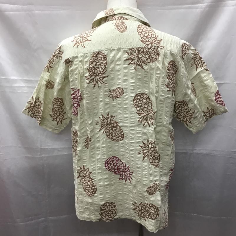 古着 USED シャツ、ブラウス 半袖 半袖 M プリント ベージュ / ベージュ /  メンズ USED 古着 中古 10108281