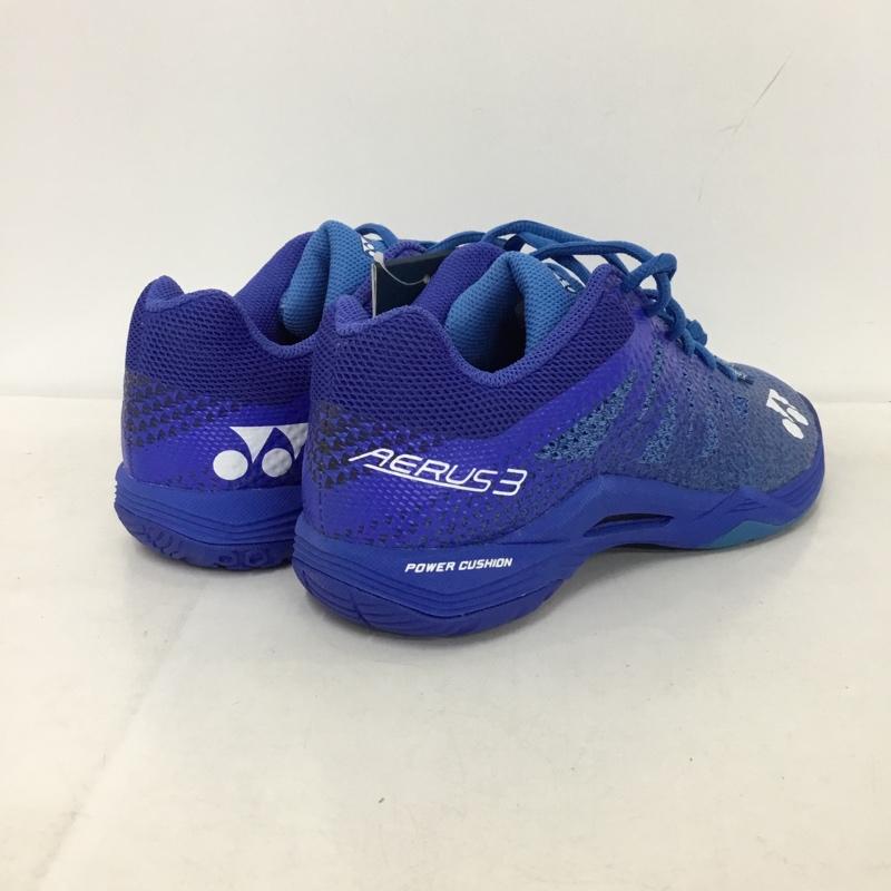 ヨネックス YONEX スニーカー スニーカー SHBA3M パワークッション エアラス3メン バドミントンシューズ 23cm 箱有 23.0cm ロゴ、文字 青 / ブルー /  レディース USED 古着 中古 10147947