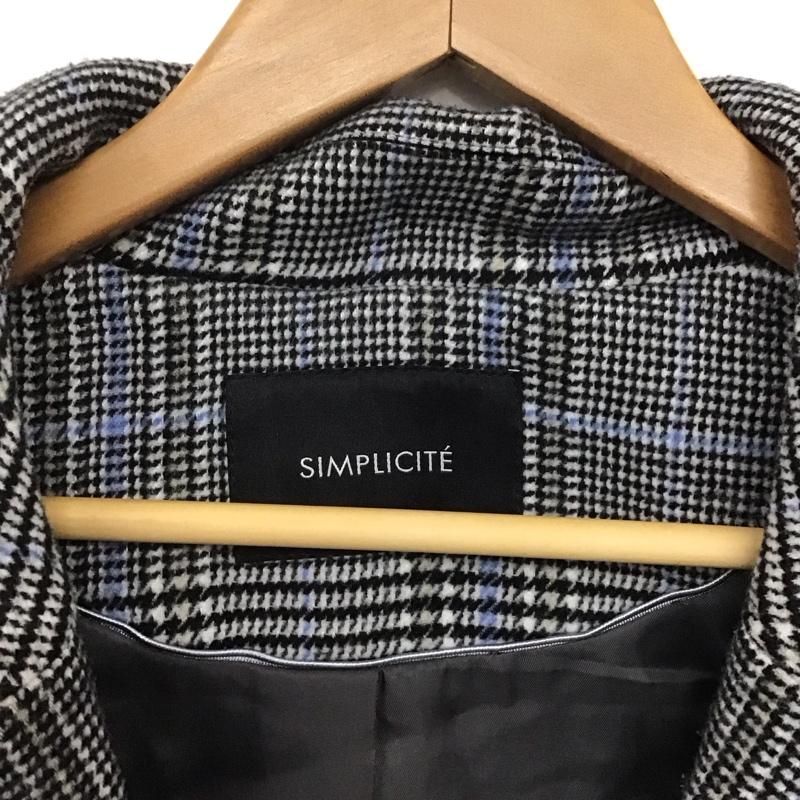シンプリシテェ Simplicite コート コート一般 チェック マルチカラー / マルチカラー /  レディース USED 古着 中古 10146126