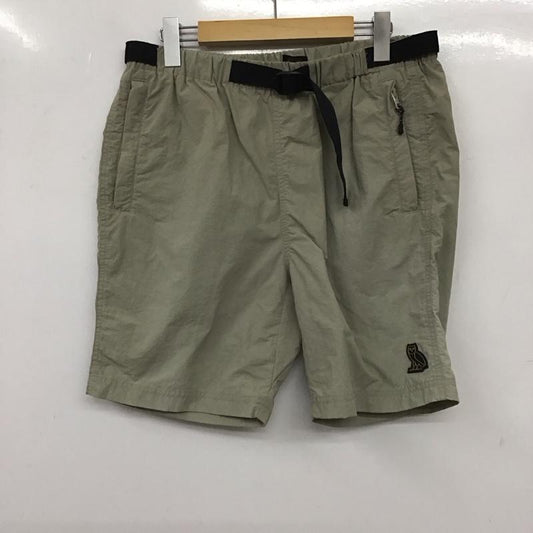 オクトーバーズ ベリー オウン OCTOBERS VERY OWN パンツ ショートパンツ ショートパンツ ハーフパンツ カジュアルパンツ ナイロンパンツ M ロゴ、文字 ベージュ / ベージュ /  メンズ USED 古着 中古 10137112