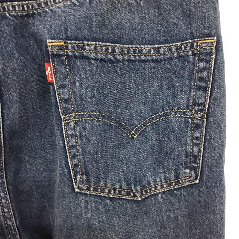 リーバイス Levi s パンツ デニム、ジーンズ W34L32 34インチ 無地 インディゴ / インディゴ /  メンズ USED 古着 中古 10144871