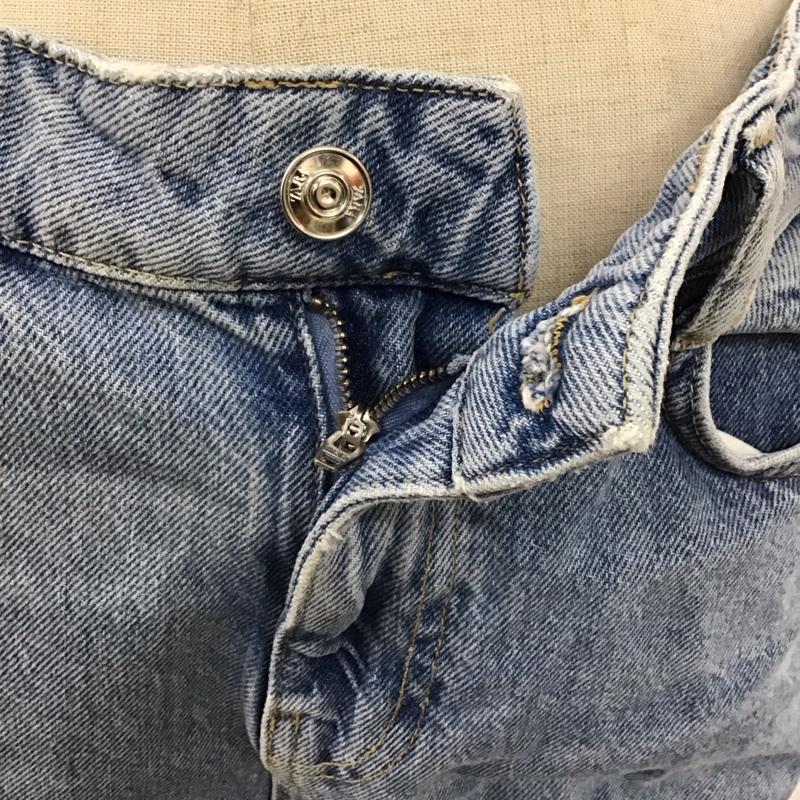ザラ ZARA パンツ デニム、ジーンズ デニムパンツ ストレートパンツ ワイドパンツ カジュアルパンツ 36 無地 インディゴ / インディゴ /  レディース USED 古着 中古 10117948