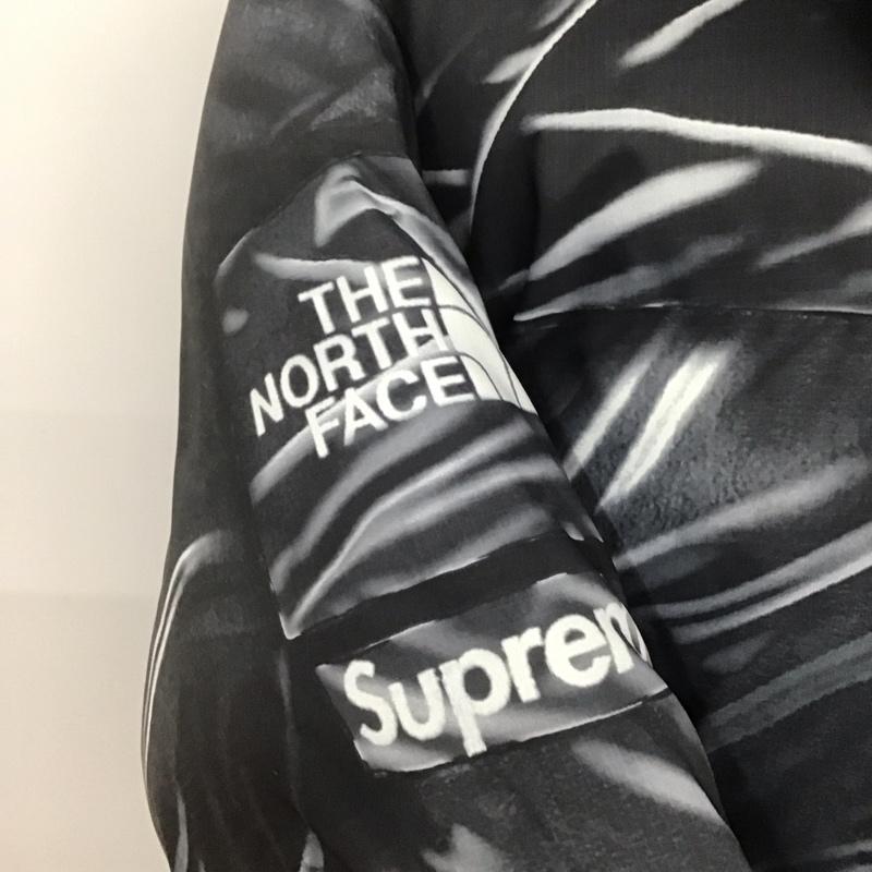 シュプリーム Supreme ジャケット、上着 ジャンパー、ブルゾン nd023001 23SS TrompeLoeilPrintedNuptseJacket ジップアップジャケット ダウンジャケット アウター Supreme×THENORTHFACE XL ロゴ、文字 白 / ホワイト / X 灰 / グレー /  メンズ USED 古着 中古 10108618