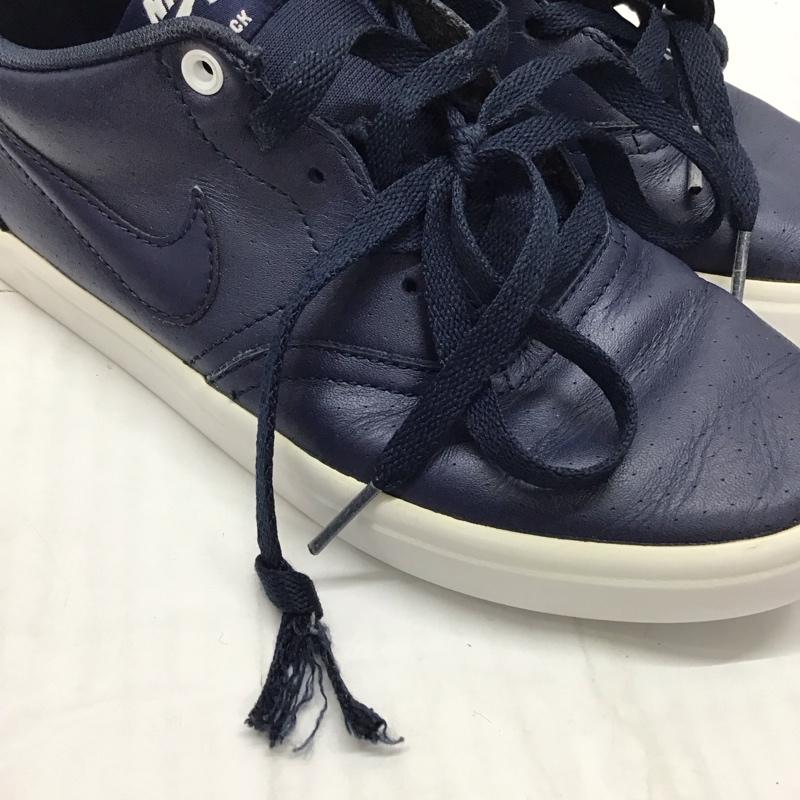 ナイキ NIKE スニーカー スニーカー 843900-441 SB CHECK SOLAR PRM 24cm 24.0cm ロゴ、文字 紺 / ネイビー / X 白 / ホワイト /  レディース USED 古着 中古 10118865