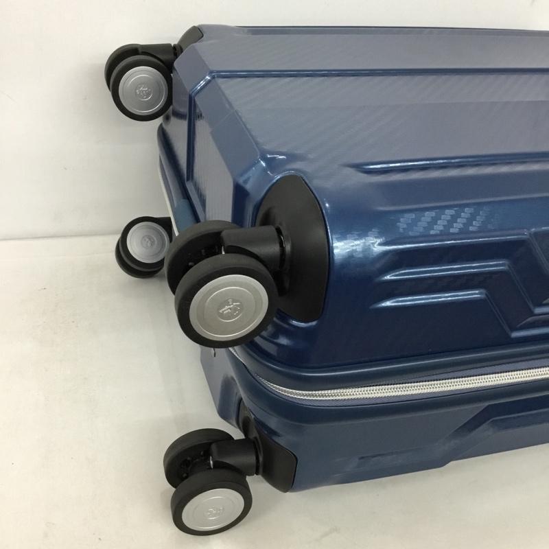 レジェンドウォーカー LEGEND WALKER スーツケース、トランク スーツケース、トランク 6720-49 円型キャリーハンドル TRAVEL BUZZER 機内持ち込み ロゴ、文字 青 / ブルー /  メンズ USED 古着 中古 10147869